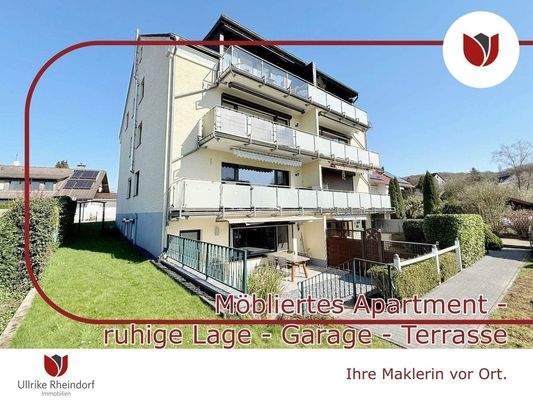 Möblierte Terrassenwohnung - Garage optional anmietbar