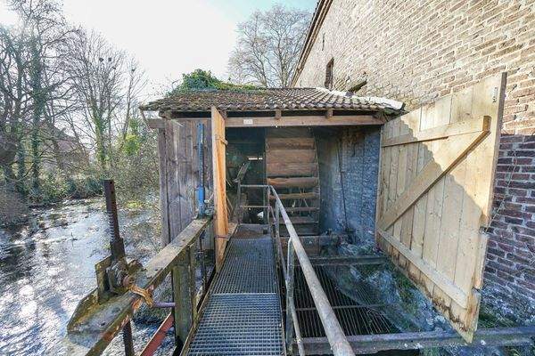 Funktionstüchtiges Mühlrad