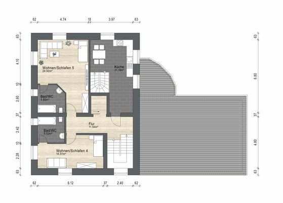 Grundriss 2. OG