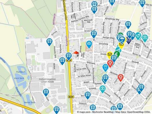 Geolyzer Kartenausschnitt