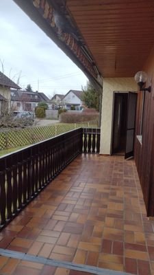der sonnige Balkon