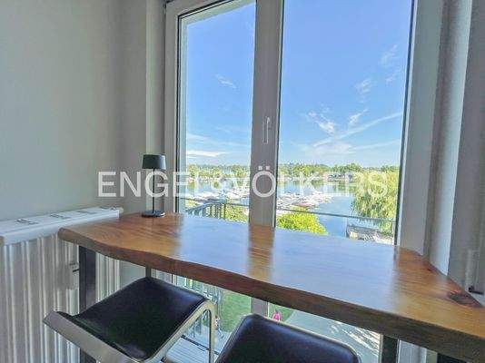 Frühstückstresen mit herrlicher Aussicht