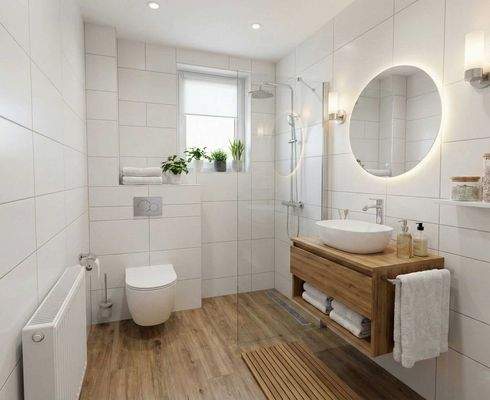 OG Badezimmer virtueller Renovierungsvorschlag