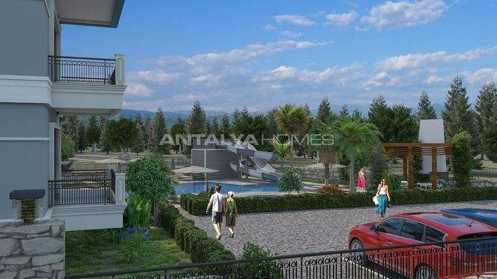 Luxe Properties in New Complex with Sea View in Alanya