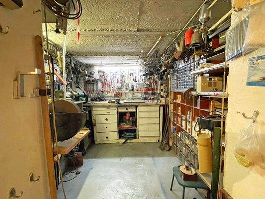 Werkstatt im Keller