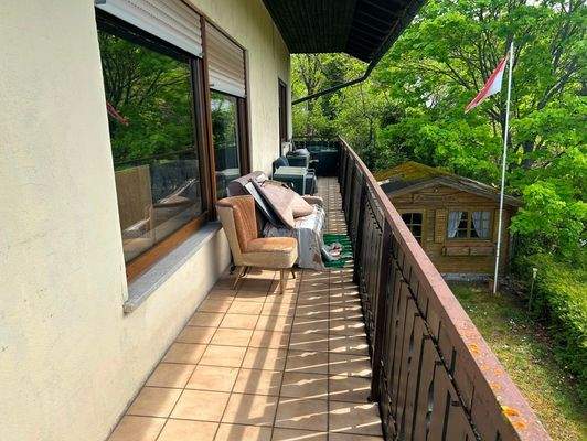 Großzügiger Balkon