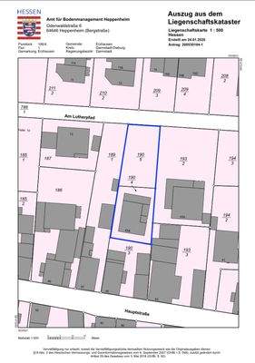 18) Liegenschaftskarte