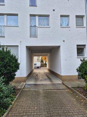 Zufahrt zum Stellplatz