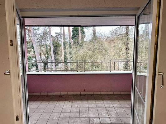 Balkon im Dachgeschoss