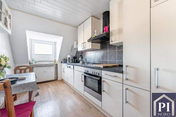 Küche in der DG Wohnung