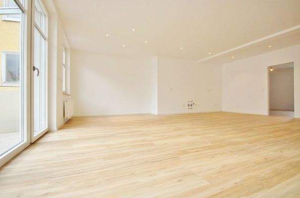 komfortabler Wohn-/Koch-/Essbereich