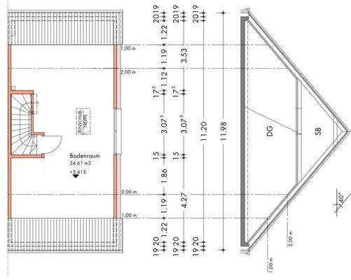 Grundriss Dachgeschoss
