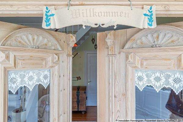 restaurierte Eingangstür