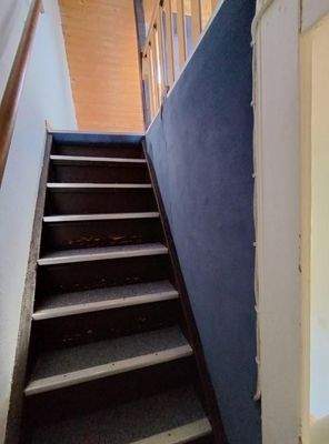 Treppenaufgang zu Dachboden