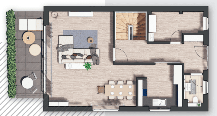 Bar Rodach RH Grundriss EG