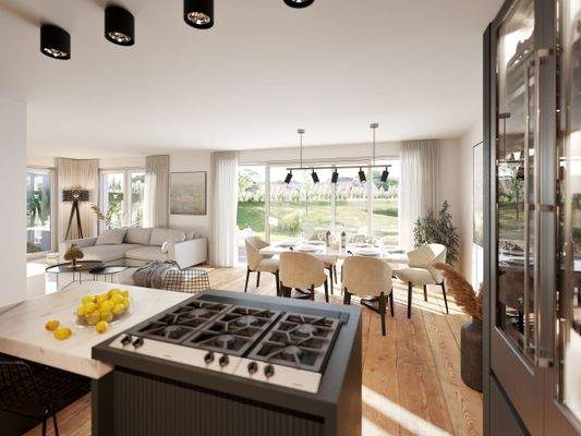 Einblick aus der Wohnung 5 - exklusives Wohnen