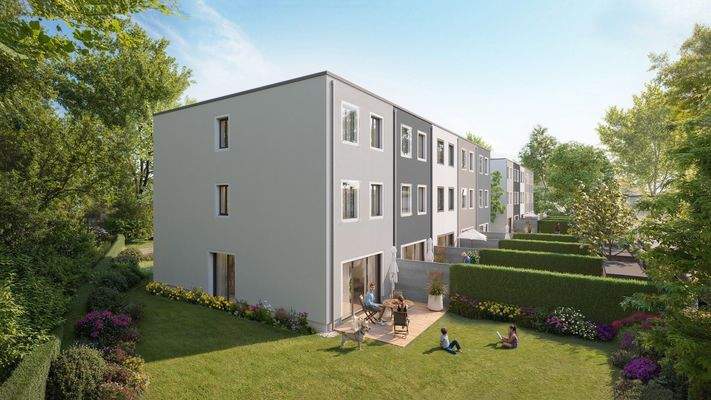 Visualisierung - Gartenansicht