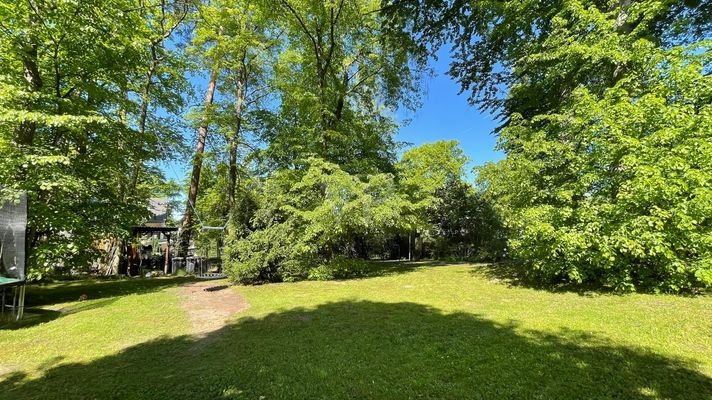 Garten in Westausrichtung
