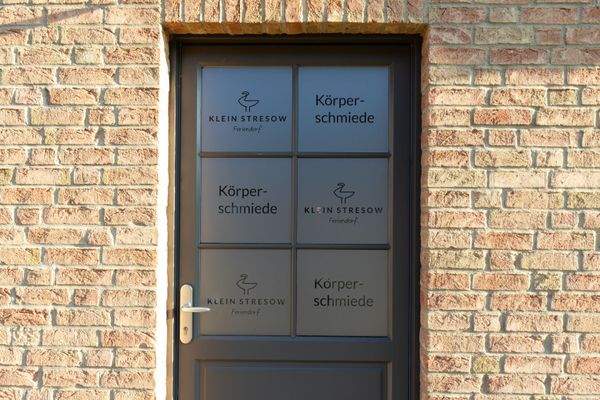 Der Zugang zum Fitnessbereich