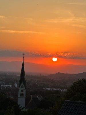 Unglaublicher Sonnenuntergang