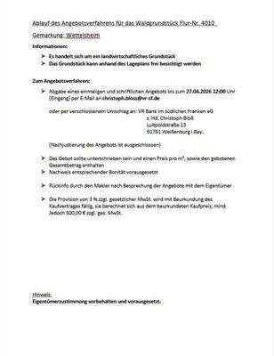 Ablauf Bieterverfahren