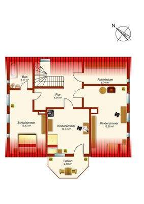 Grundriss Dachgeschoss