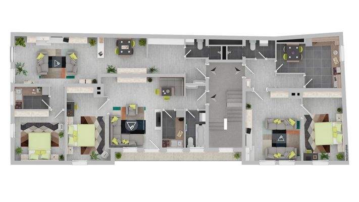 Grundriss 1. OG und 2. OG