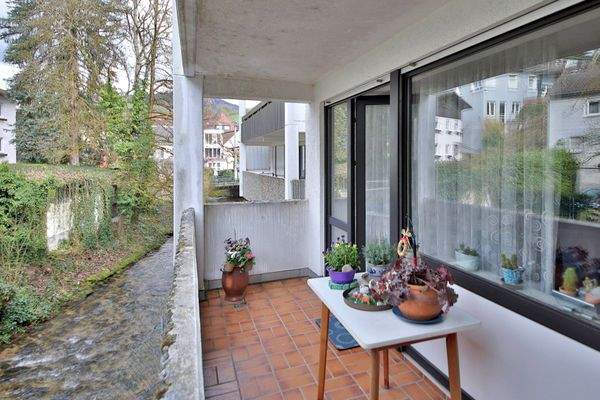 Balkon oberhalb des Grobbachs