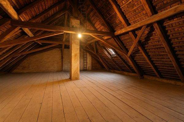 Dachboden visualisiert