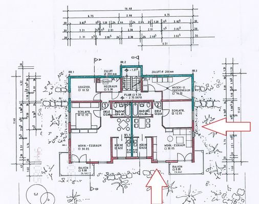 Grundriss Wohnung 2
