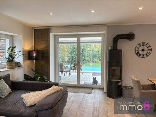 vom Wohnzimmer in den Wintergarten