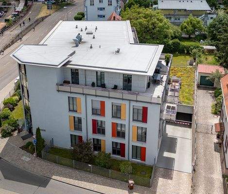 Überdachte Balkone und Terrassen