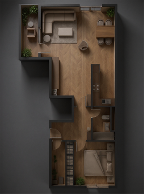 Grundriss - Visualisierung