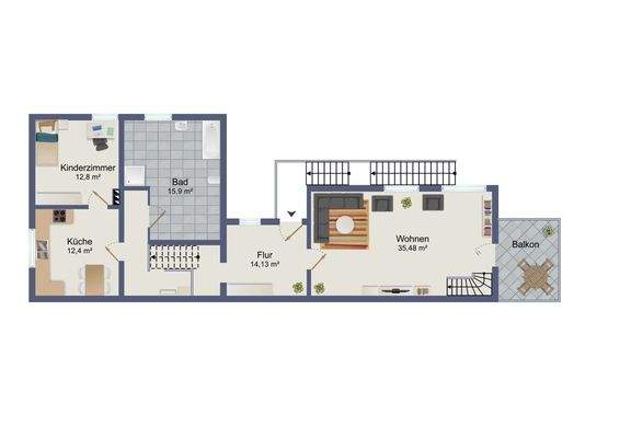 Grundriss Obergeschoss