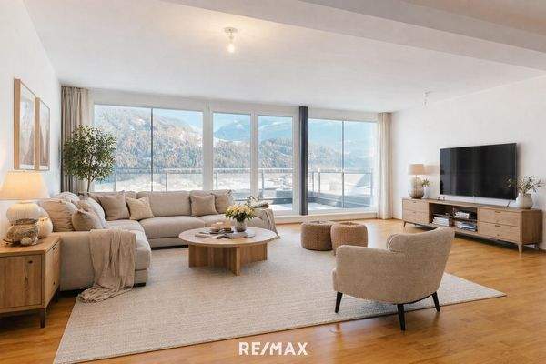 Wohnung - Wohnbereich Visualisierung