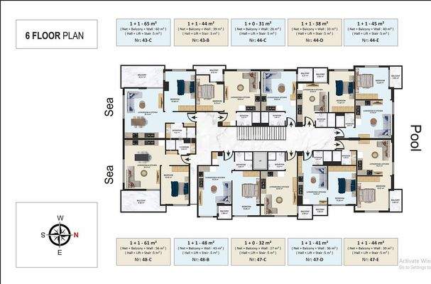 Chic Apartments Close to Cleopatra Beach in Alanya