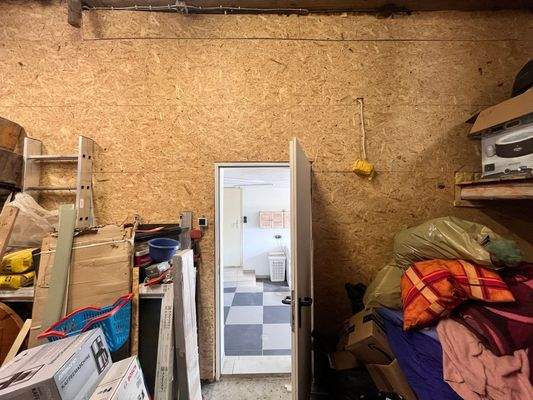 Gedämmte Wand Scheune zu Haus