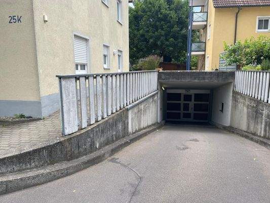 Zufahrt Tiefgarage
