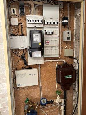 Untergeschoss: Stromkasten