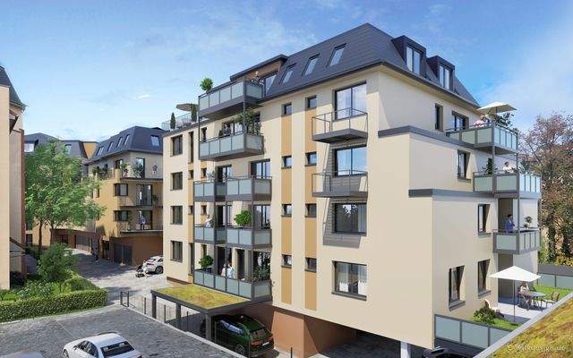 Visualisierung hinteres Gebäude