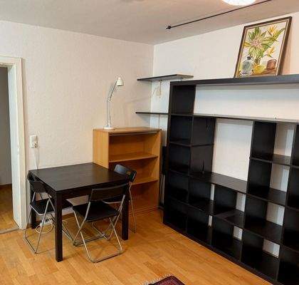 Ansicht 2 Wohn- und Schlafraum + Möblierung