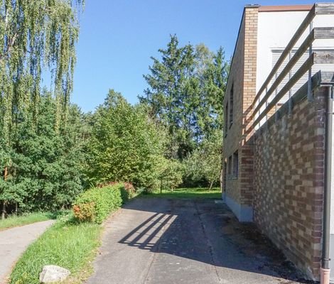 Ebenerdiger Ausgang aus der Werkstatt