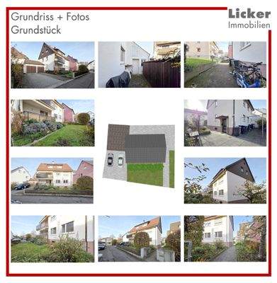 Grundriss + Fotos - Grundstück