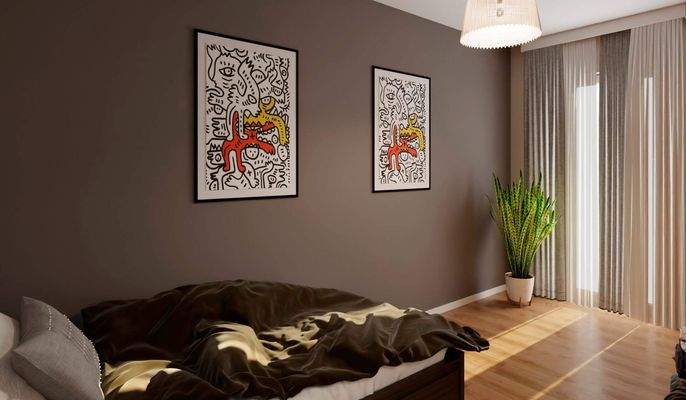 Ein weiteres Kinderzimmer zum Spielen und Wohlfühl