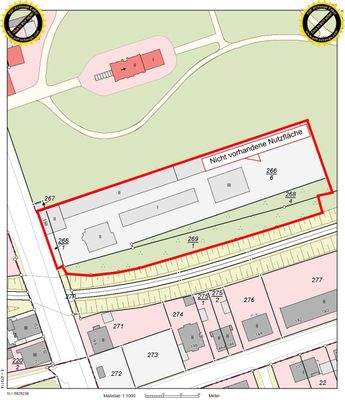 Auszug aus der Liegenschaftskarte
