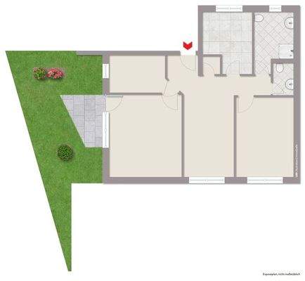 immoGrafik-Exposeplan-unmöbliert