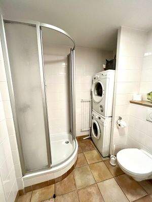 Duschbad im Untergeschoss