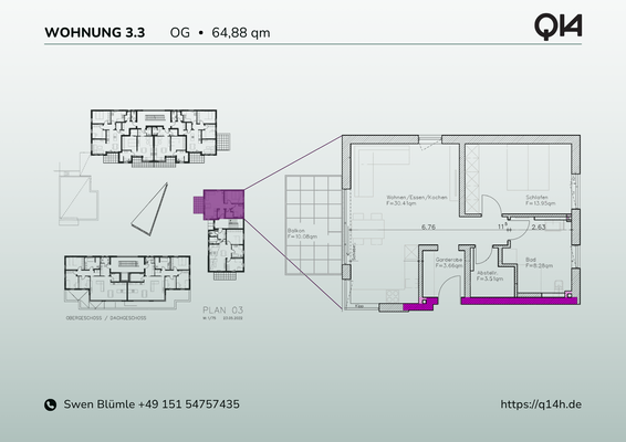 EHG 3.3 Grundrissplan