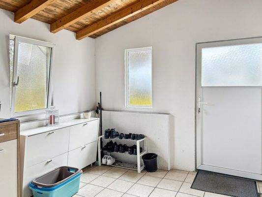 Wintergarten und Eingang