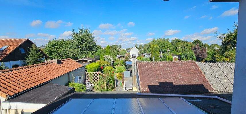 Aussicht auf den Garten